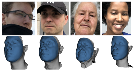 NoW Evaluation: Learning to Regress 3D Face Shape and Expression from an Image without 3D Supervision
