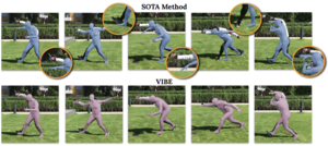 {VIBE}: Video Inference for Human Body Pose and Shape Estimation